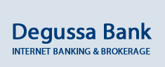 Logo der Degussa Bank